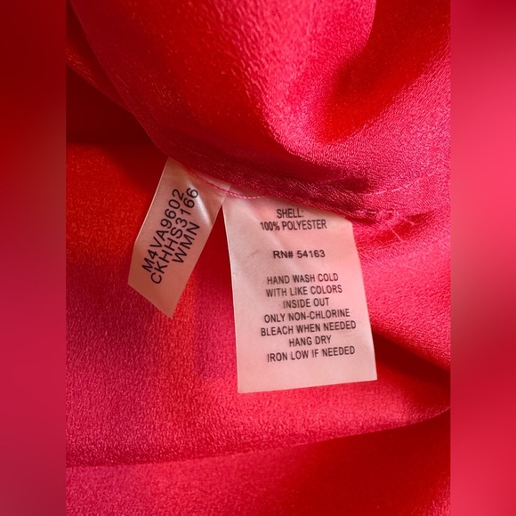 CALVIN KLEIN draped front blouse - Picture 3 of 7